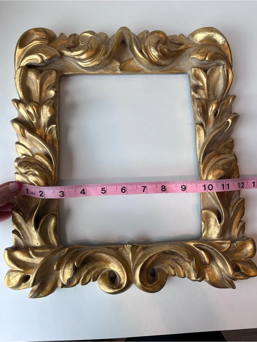 Vintage Gold Frame Florentine Chunky Ornate Made in Mexico 8x10 Picture